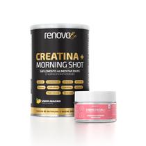 1 Pote Creatina + Morning Shot C/Creme Resveratrol- Renovabe