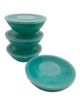 1 Pote Redondo Com Tampa Marmita Sobremesa 600 Ml Verde