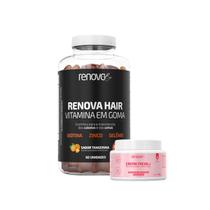 1 Pote Renova Hair + 1 Pote Resveratrol