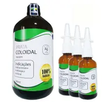 1 Prata 10ppm 500ml + 3 Prata 10ppm 50ml Spray