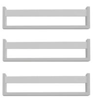 1 Prateleira 60cm livro infantil revistas brinquedos, MDF branco