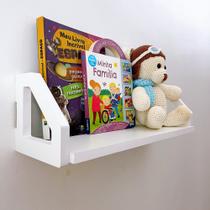 1 Prateleira colorida decoração infantil geométrica 60x15cm