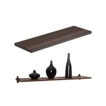 1 Prateleira Decorativa Com Suporte 60X25 Decoração 20Kg