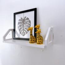 1 Prateleira geométrica decoração casa sala quarto 45x15cm