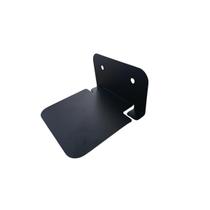 1 Prateleira Suportes Estante Invisível Para Livros Preto Apoio Lateral Bibliocanto Parede Metal Decoração