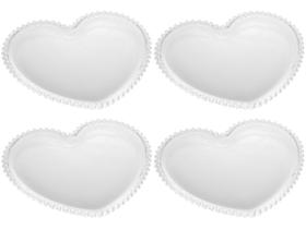 1 PRATO CRISTAL DE CHUMBO CORACAO PEARL 18x15x2cm 1 PRATO CRISTAL DE CHUMBO CORACAO PEARL 18x15x2cm
