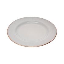 1 Prato De Sobremesa Cerâmica Linear 20cm Raso Cinza Liso 1 Prato De Sobremesa Cerâmica Linear 20cm Raso Cinza Liso