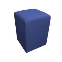 1 Puff Quadrado Redondo Elegancia Palito retangular Suede Azul - Sofá na web 1 Puff Quadrado Redondo Elegancia Palito retangular Suede Azul - Sofá na web