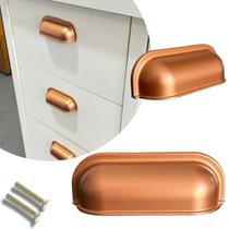 1 Puxador Modelo Concha Quadrado Premium 30mm