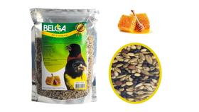 1 Ração Mistura para Passarinhos / Pássaro Pintassilgos Tarins Mel 500g 1 Ração Mistura para Passarinhos / Pássaro Pintassilgos Tarins Mel 500g