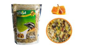 1 Ração Mistura para Passarinhos / Pássaro Tico-Tico Tico Rei Cravinha Farinhada Mel 500g