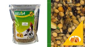 1 Ração/ Passarinho Ração Cardeal E Galo De Campina Mix 500 Gr Mistura Tenébrio