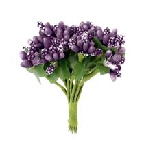 1 Ramo de Pistilo Mini Flor Para Decoração Artesanato 8cm - 1 Ramo de Pistilo Mini Flor Para Decoração Artesanato 8cm -
