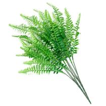 1 Ramo Decoração Arranjo Samambaia Artificial 42cm