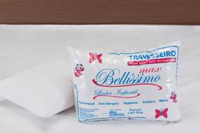 1 Refil de Travesseiro Baby 30x40 Enchimento em Fibra de Silicone