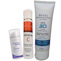 1 Renove Skin + 1 Serum Bio C + 1 Biogel fps 30 Biodermis