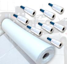 1 Rolo Capa Plástica Descartável De Banco 8 Filme P/volante