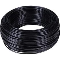 1 Rolo Fio Elétrico 10mm X 25 Metros Cabo Flexível -PRETO 1 Rolo Fio Elétrico 10mm X 25 Metros Cabo Flexível -PRETO