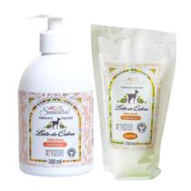 1 Sabonete Líquido Suavitrat + Refil Leite de Cabra Original 350ml