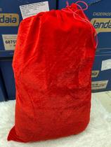 1 Saco Do Papai Noel De Veludo De Luxo / Presente