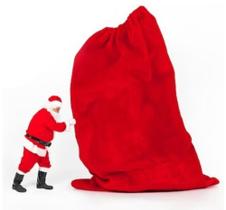 1 Saco Do Papai Noel De Veludo De Luxo / Presente 1 Saco Do Papai Noel De Veludo De Luxo / Presente