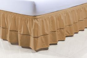 1 Saia Box P/ Colchão SOLTEIRO KING 100%algodao 200fios 2 Elásticos 100X200 CAQUI 1 Saia Box P/ Colchão SOLTEIRO KING 100%algodao 200fios 2 Elásticos 100X200 CAQUI