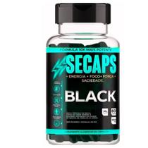 1 Secaps Black Original Natural 10x Mais Forte 1 pote 60 capsulas