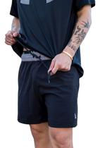1 Shorts Bermuda Tactel Com Elastano Barra Bordada Praia 098