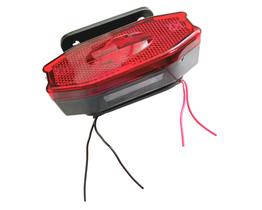 1 Sinaleira Lanterna Lateral Led Peixinho Caminhão Carreta Com Vigia Vermelha