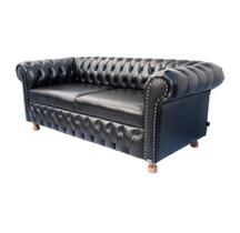 1 sofa chesterfield 1,80 victório corano preto