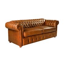1 Sofá Chesterfield Capitone Luiz XV CouroEco 2M - Caramelo / Recepção, Sala, Móveis, decoração 1 Sofá Chesterfield Capitone Luiz XV CouroEco 2M - Caramelo / Recepção, Sala, Móveis, decoração