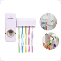 1 Suporte Dispenser Pasta De Dente + 1 Porta Escovas Abs+pvc 1 Suporte Dispenser Pasta De Dente + 1 Porta Escovas Abs+pvc