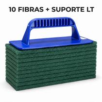 1 SUPORTE TONK COM 10 Fibra De Limpeza Verde Uso Geral 1 SUPORTE TONK COM 10 Fibra De Limpeza Verde Uso Geral