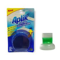 1 Tablete Caixa Acoplada Privada Água Perfumada Frescor Detergente Sanitário 50g da Aplik - Envio Já