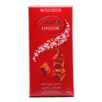 1 Tablete De Chocolate Suíço Ao Leite, Lindt Lindor, 100G