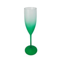 1 Taça De Champanhe Acrílico Degradê Colorido 160Ml - M&Ca. Plásticos