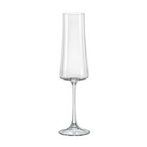 1 Taça De Cristal Para Champagne 210 Ml Linha Xtra Bohemia