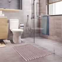 1 Tapete Banheiro Tear Rustico Algodão Absorvente 50x70cm