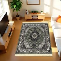 1 Tapete Belga Sala de Estar Sofá Grande Es Cl 140 x 200 Vr