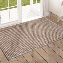 1 Tapete Porta Capacho Antiderrapante Lux 50x100 Js Blu M47
