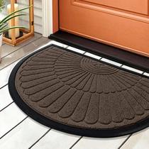 1 Tapete Porta Capacho Naska Meia Lua Antiderrapante 40X60mr