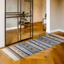 1 Tapete Porta Capacho Passadeira Kilim Original 60x180 M08