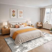 1 Tapete Quarto Beira Cama Alto Padrão Lux 150x200 Nz Lua 06
