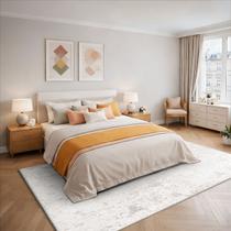 1 Tapete Quarto Beira Cama Alto Padrão Lux 150x200 Nz Lua 07