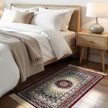1 Tapete Quarto Belga Beira de Cama Es Cl 66 x 110 D08