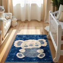 1 Tapete Quarto Infantil Peludo Beira Cama 100x150 Oa Jk M05