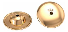 1 Tarraxa Para Brinco Tipo Pressão Grande 10mm Em Ouro 18k 1 Tarraxa Para Brinco Tipo Pressão Grande 10mm Em Ouro 18k