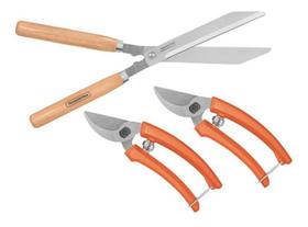 1 Tesoura Tramontina De Podar Gramas + 2 De Podar Plantas 1 Tesoura Tramontina De Podar Gramas + 2 De Podar Plantas