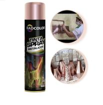 1 Tinta Sprai Rose Gold(ouro Rosa) Efeito Metalizado Brilho
