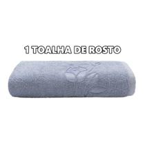 1 Toalha De Rosto Camesa Jacquard Felpuda Serena 70X45 430 Gr.